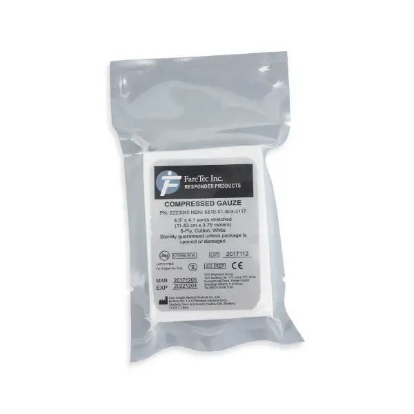 Compressed Gauze, Tamponeringsväv gasbinda, artikelnummer 2223040